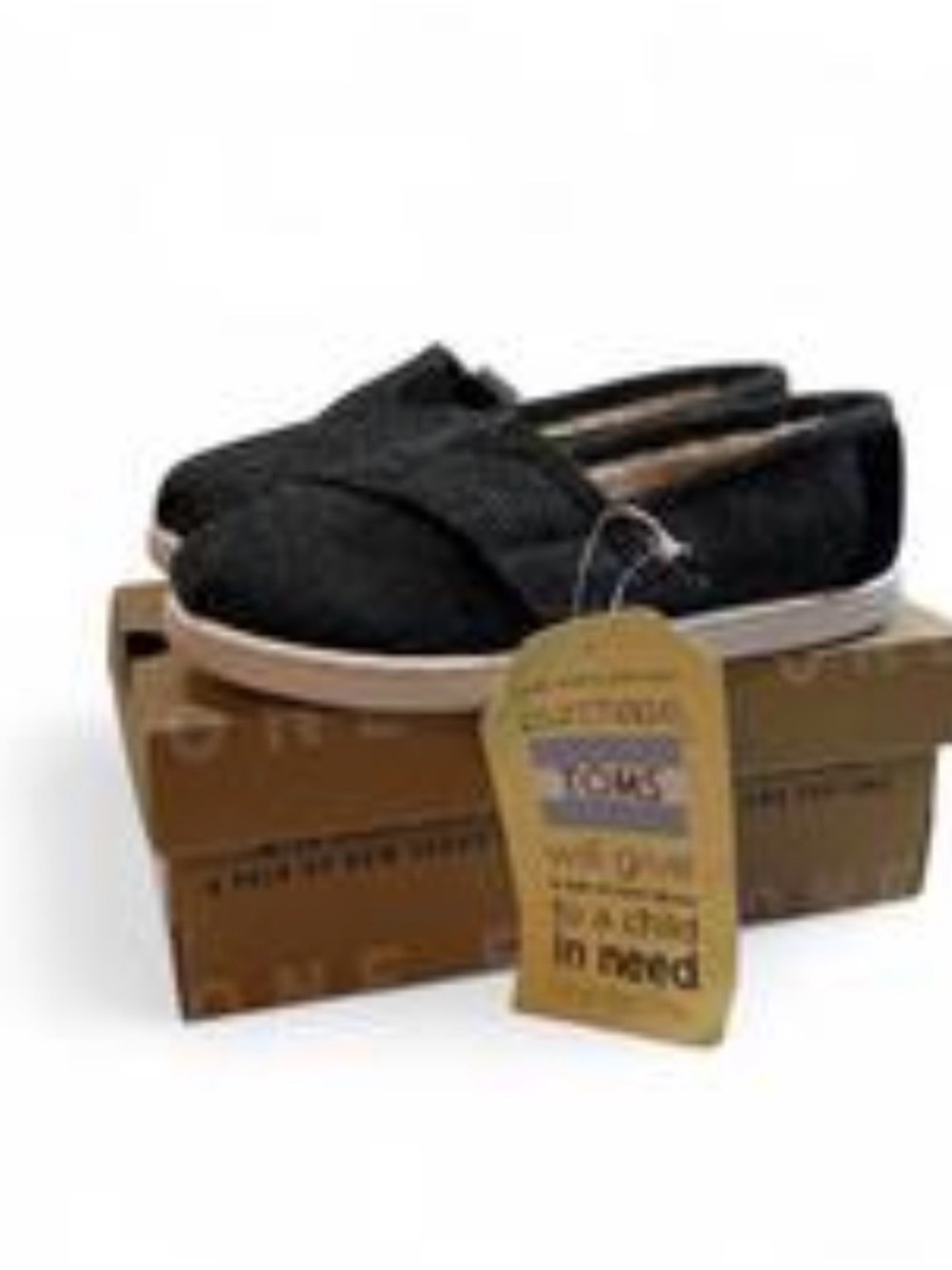 Toms classic charcoal herringbone
#NWT
